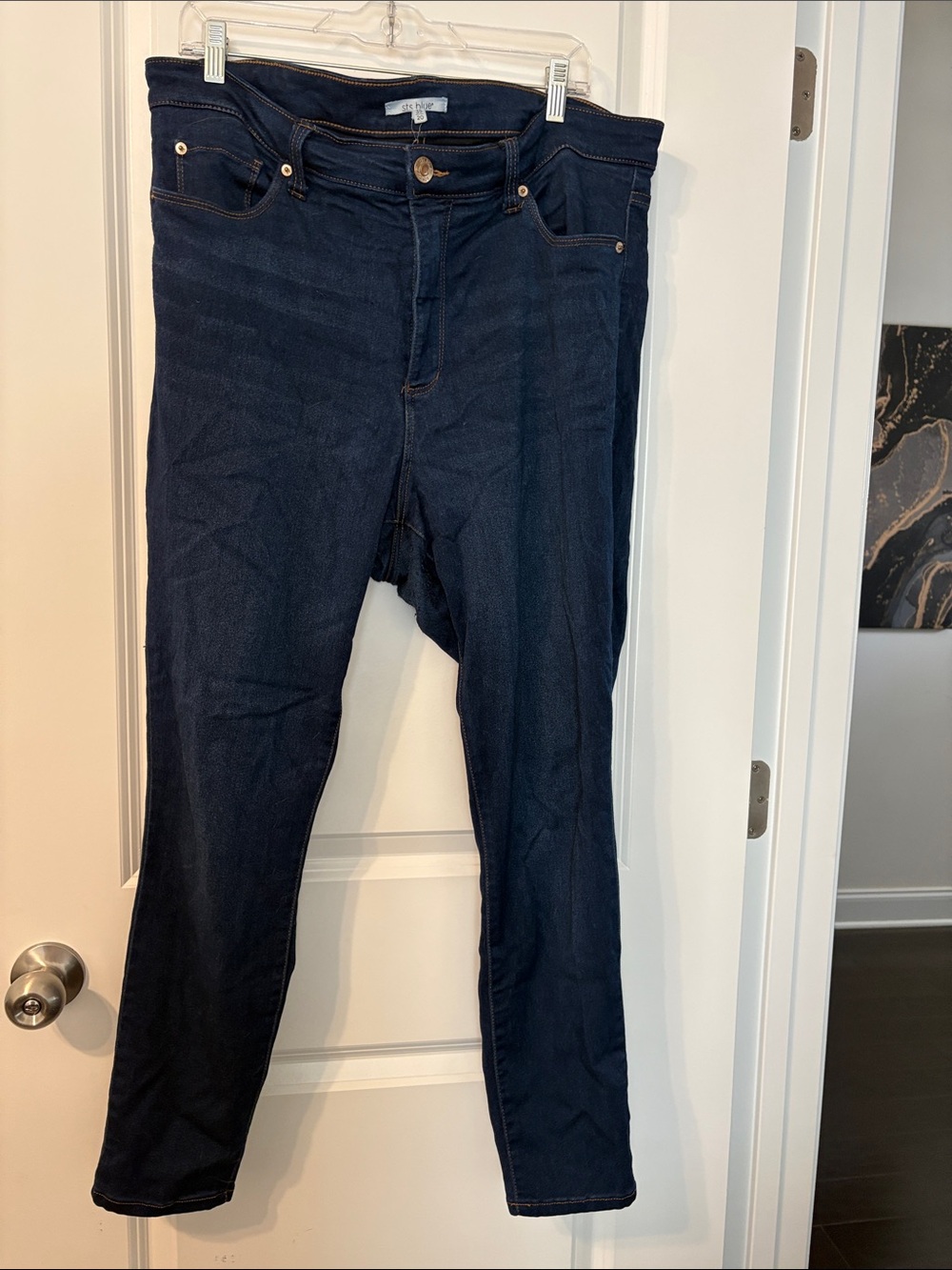 STS Blue Women's Skinny Jeans in Dark Indigo